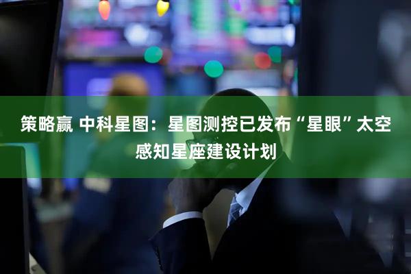 策略赢 中科星图：星图测控已发布“星眼”太空感知星座建设计划