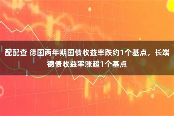 配配查 德国两年期国债收益率跌约1个基点，长端德债收益率涨超1个基点